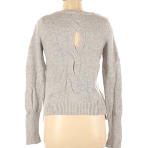John + Jenn Gray Sweater with Braided Back